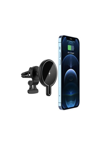Magnetic car mount MagSafe with wireless charging 15W Fast Charge QC3.0 Qi Standard - CWCPH-D9