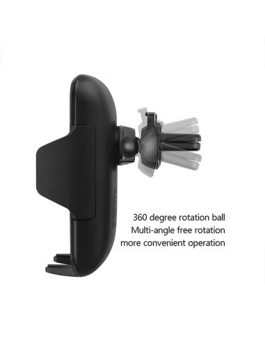 Car Ventilation Grill Mount + Suction Cup 10W...
