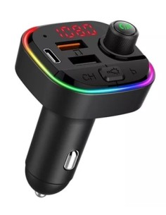 FM Modulator 12-24V Bluetooth 5.0 with Fast Charge 3.0...