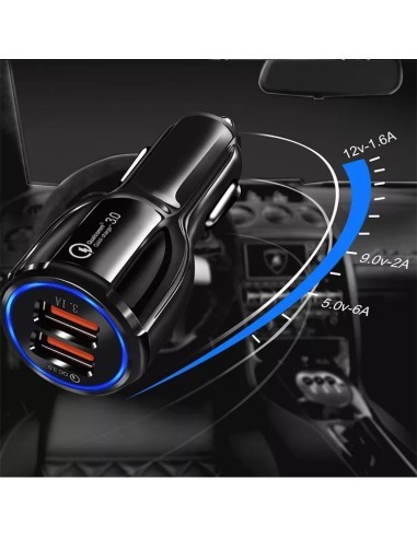 Car Charger 12-24V Fast Charge with USB port...