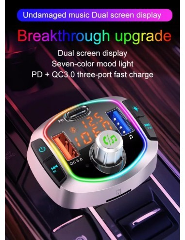 Modulator FM 12-24V Bluetooth 5.0 με λειτουργία...