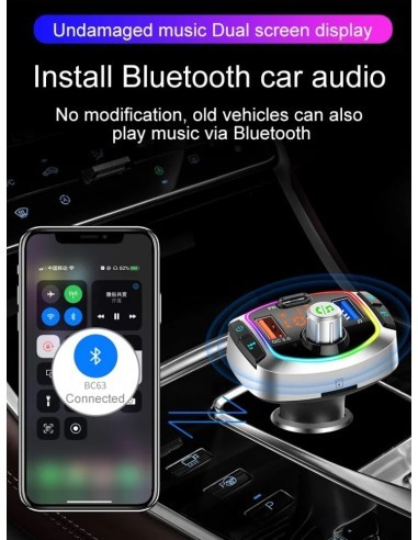Modulator FM 12-24V Bluetooth 5.0 με λειτουργία...