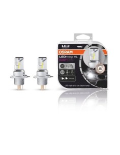 Set of 2 H4 Osram LEDriving HL Easy LED Bulbs, 12V