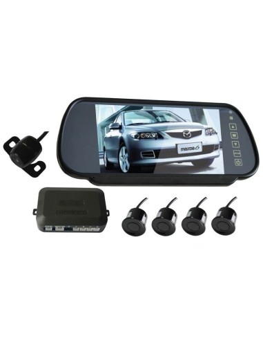 Parkolóérzékelők videokamerával és 7"-os LCD...