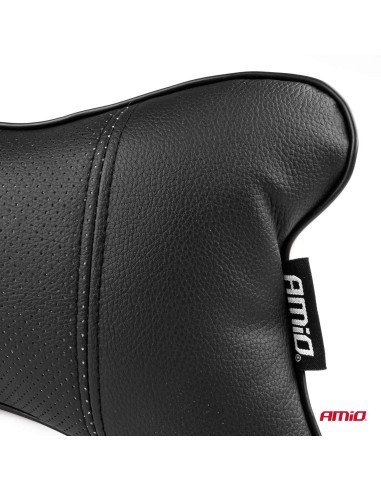 Car Headrest Pillow Black, Amio