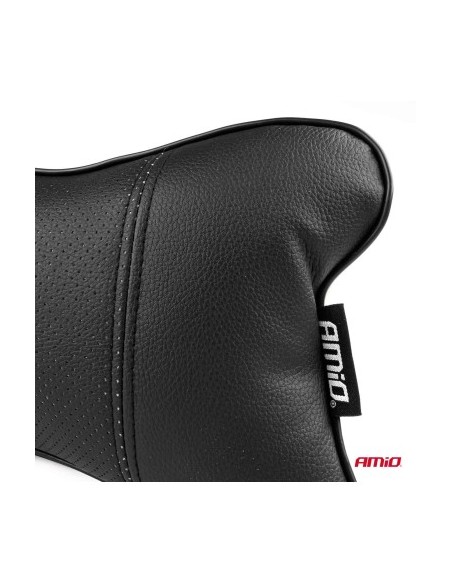 Car Headrest Pillow Black, Amio