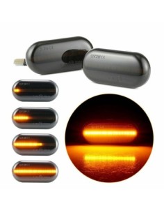 Set of 2 Dynamic LED Wing Indicators with Smoke Glass for... 2