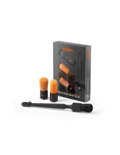 Set of 3 professional detailing brushes for interior and...