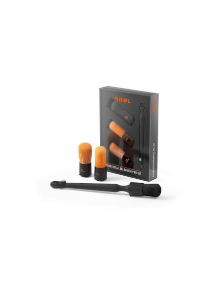 Set of 3 professional detailing brushes for interior and exterior ADBL