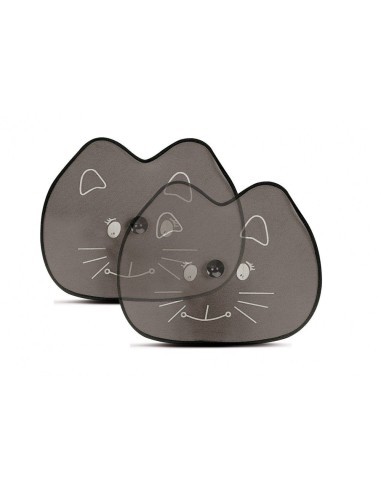 Set 2 side sunshades "CAT" 36x44 cm Bottari