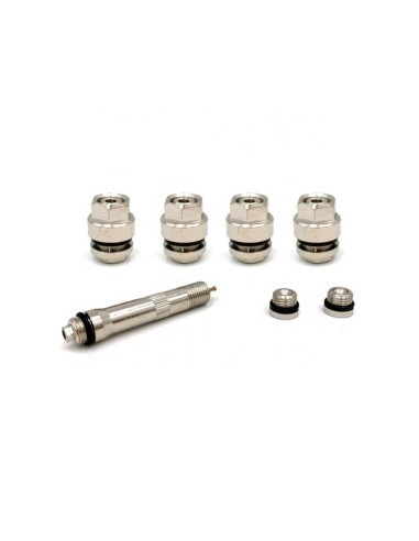Hidden valve set for alloy wheels