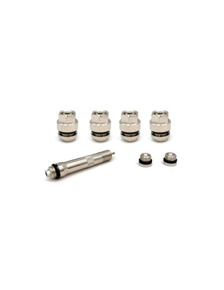 Hidden valve set for alloy wheels