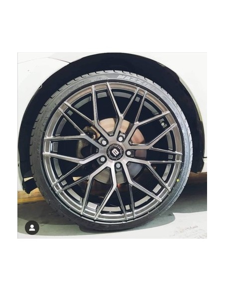 Set of 4 BUTZI THOR Black alloy wheels, 19x9.5, 5x120