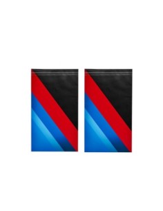 Car Pillar Sticker Set 50x25cm, M-print, Xenon Bright