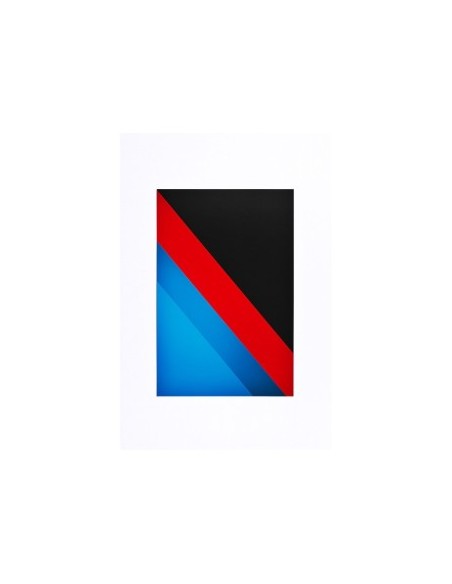 Car Pillar Sticker Set 50x25cm, M-print, Xenon Bright