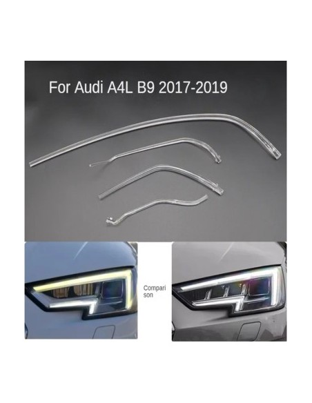 DRL headlight repair fiber set left for Audi A4 B9 first facelift 2017-2019
