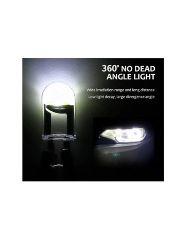 Led авто T10 (W5W) COB водоустойчив, без...