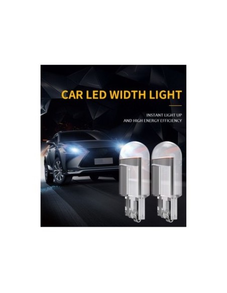 Waterproof T10 (W5W) COB Car LED, no canbus
