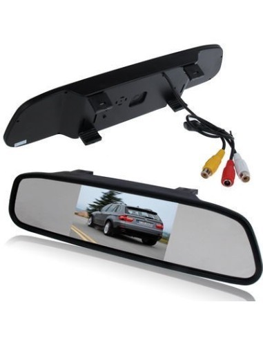 4.3'' LCD Car Display on Rearview Mirror 12v
