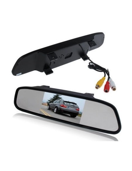 4.3'' LCD Car Display on Rearview Mirror 12v