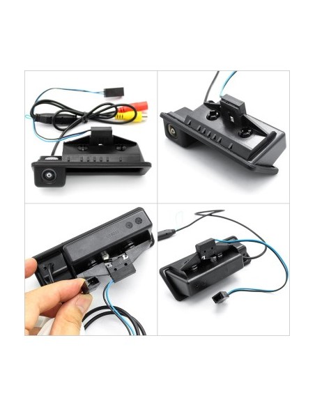 HD Rearview Camera, 170-degree angle, with StarLight Night Vision for E39, E60, E90, E70 on the trunk handle - FA936
