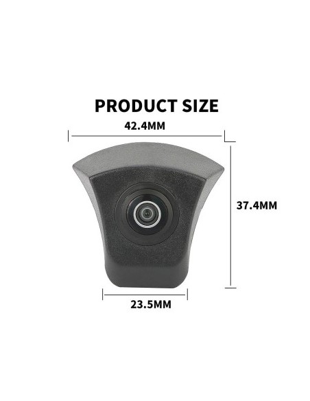 Dedicated front camera for Audi with logo mount HD resolution with StarLight Night Vision