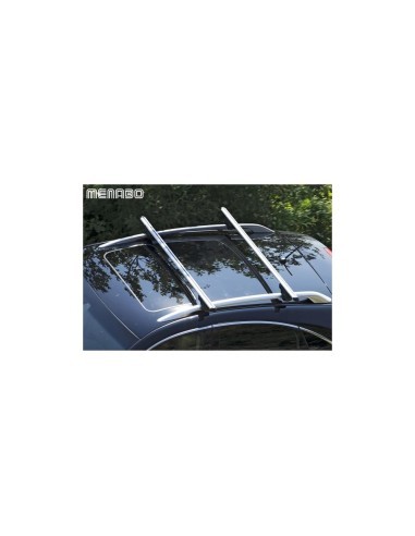 Brio 120Cm Aluminum Bare Roof Rack Set