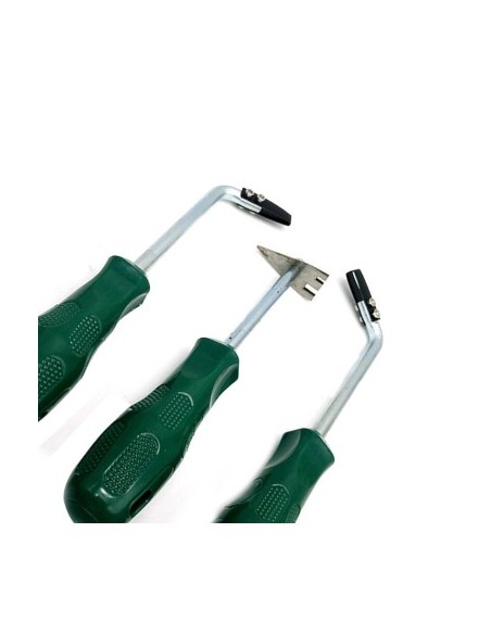 Set of 3 tools for removing sealant from headlights