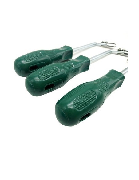 Set of 3 tools for removing sealant from headlights
