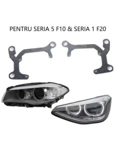 Σετ 2 ράμες προσαρμογέα για φακούς Hella G5 για BMW Σειρά...