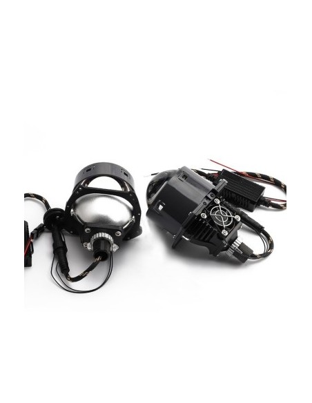 LED Magnifying Glass Set Auto 3" power 43W brightness 9,000 Lumens 5500k 12V P1-Universal