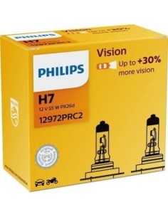 Σετ 2 Λάμπες Φανού H7 55w 12v Vision Philips