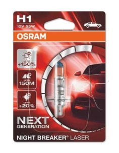 H1 Night Breaker Laser Επόμενη Γενιά +150% 12V 55W