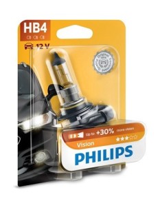 Philips Vision HB4 Car Bulb 12V P22D 51W