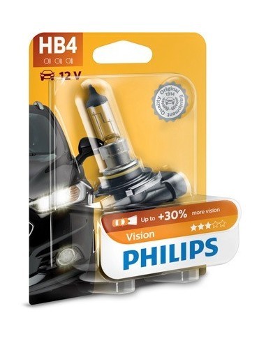 Philips Vision HB4 Car Bulb 12V P22D 51W
