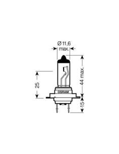 H7 Cool Blue Intense Osram NextGen 12V 55W izzó 2
