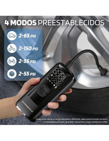 Portable Air Compressor 150 PSI, Fast Tire Pump...