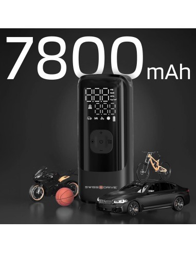 Portable Air Compressor 150 PSI, Fast Tire Pump...