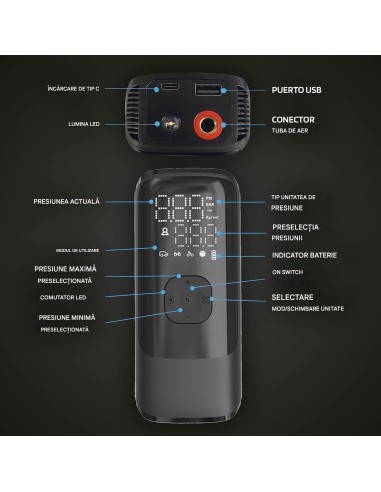Portable Air Compressor 150 PSI, Fast Tire Pump...