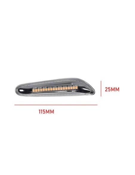 Set of 2 Dynamic LED Side Indicators for BMW X1 E84, X3 E83, E60, E90, E91, E92, E93, E81, E82, E88