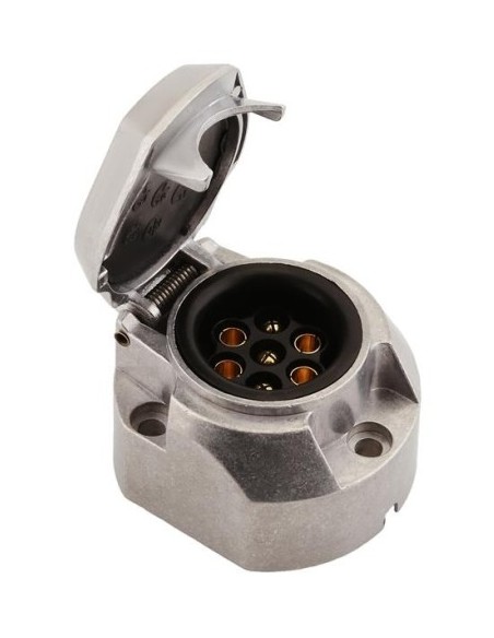 7-pin metal trailer socket, CarFace
