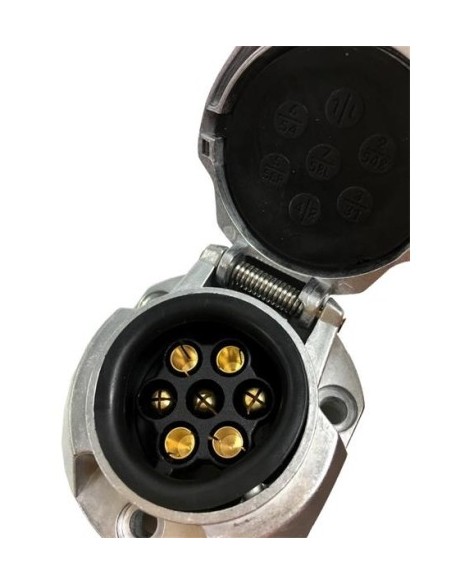 7-pin metal trailer socket, CarFace