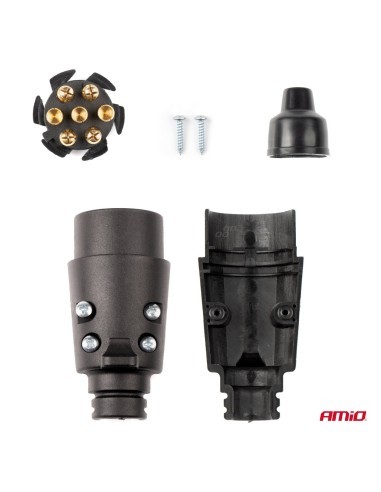 7-pin trailer plug plastic, Amio
