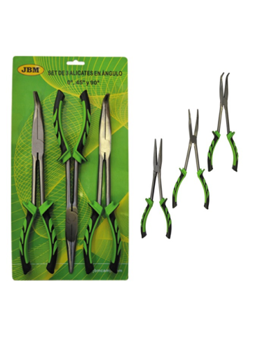 Set of 3 Long Pliers