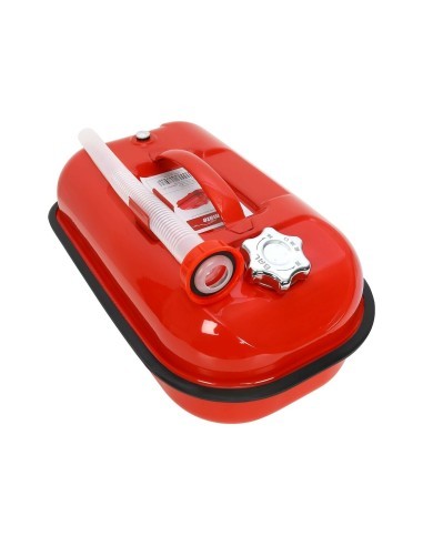 Safety metal canister with anti-tip feature and...