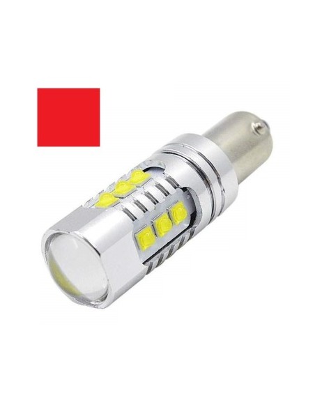 Led αυτοκινήτου ΚΟΚΚΙΝΟ H21W / BAY9S Canbus 80W 12-24V Led CREE
