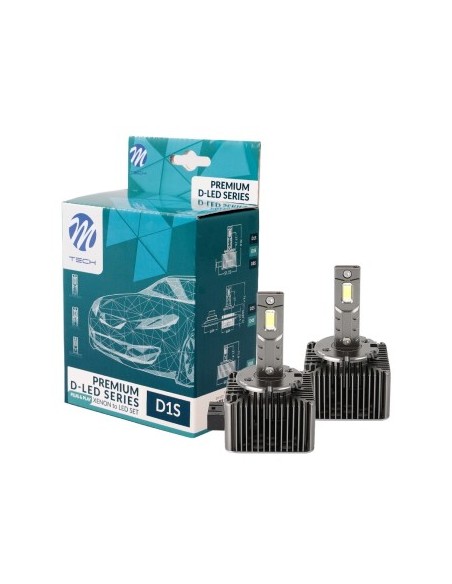Σετ 2 λαμπτήρων LED αυτοκινήτου D1s, Canbus, 35W, 8400Lm, 12V-24V, M-tech