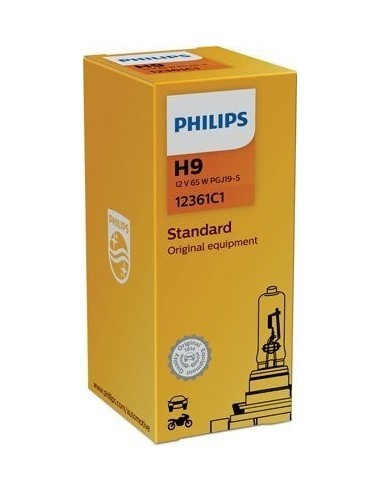Autó izzó PHILIPS H9 Vision 12V 65W