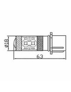 Led αυτο PSX26W 80W 12-24V Leduri CREE 750 Lm 2