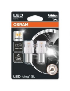 Set 2 LED Bulbs PY21W Orange 12v Ledriving Premium Bli Osram
